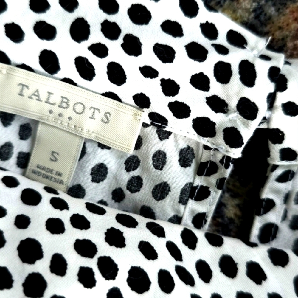 Talbots Funnel Neck Top - Picture 8 of 9